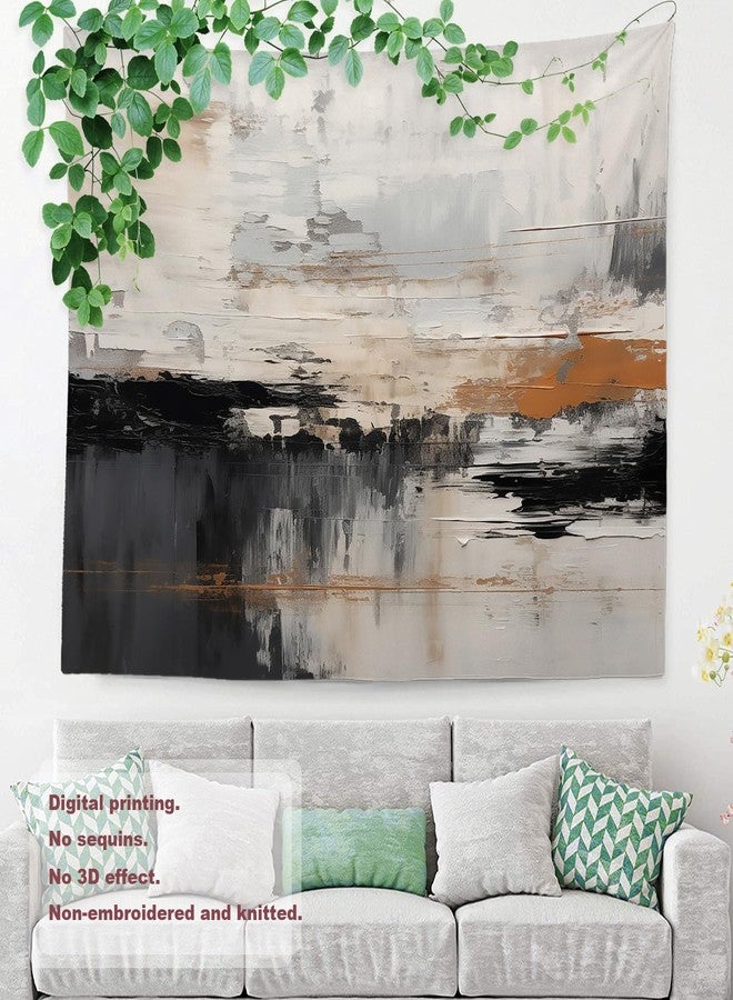 Shrahala Abstract Art Wall Tapestry, Blending Tones Wall Hanging Large Tapestry Decoration Polyester Fiber White Hem Around for Dorm Room Bedroom 39.1 x 59.1 in - Image 3